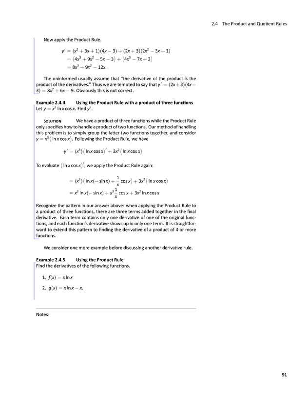 APEX Calculus - Page 91
